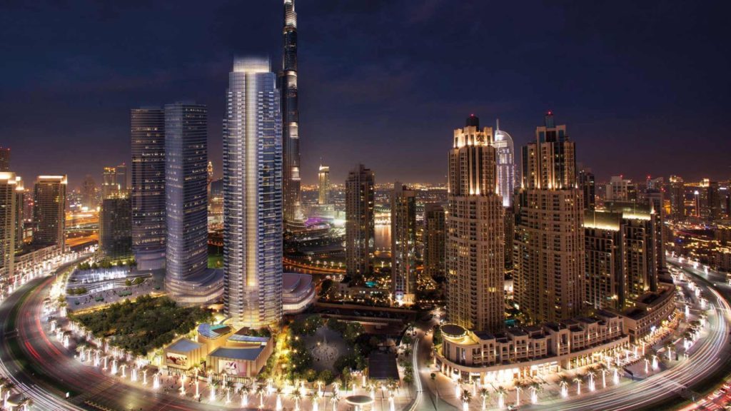 Vibrant view of Dubai life night with cultural, social, and entertainment experiences